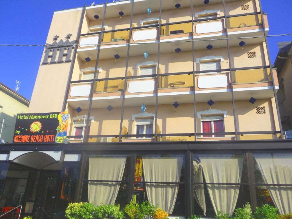 Riccione Beach Hotel Exterior foto