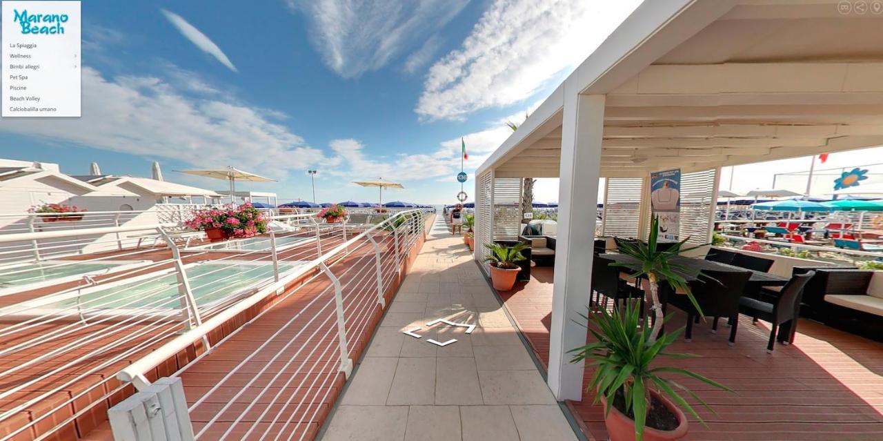 Riccione Beach Hotel Exterior foto